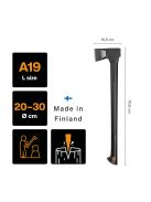 Solid hasítófejsze A19 (X21 megfelelője)