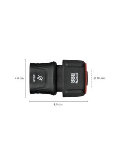   Fiskars FiberComp tömlő gyorscsatlakozó, 19 mm (3/4") STOP - 5 év garanciával