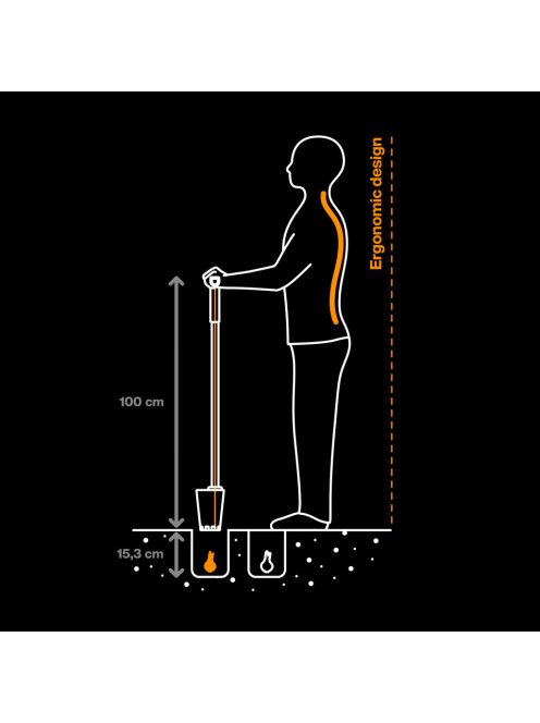 Fiskars Ergo™ álló palántázó (1057078)