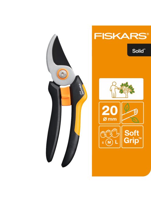 Fiskars Solid™ P321 metszőolló, bypass, M (1057162)