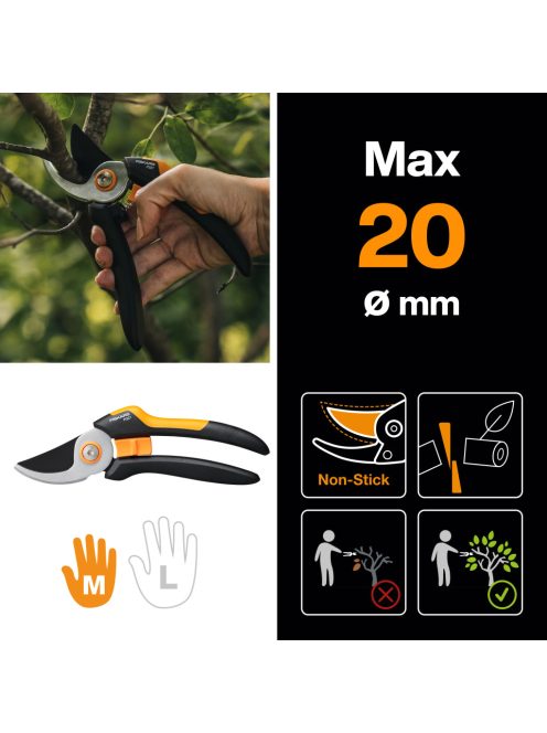 Fiskars Solid™ metszőolló, mellévágó P321 (1057162)
