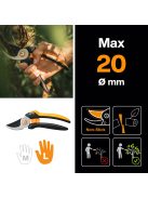 Fiskars Solid™ P341 metszőolló, bypass, L (1057164)