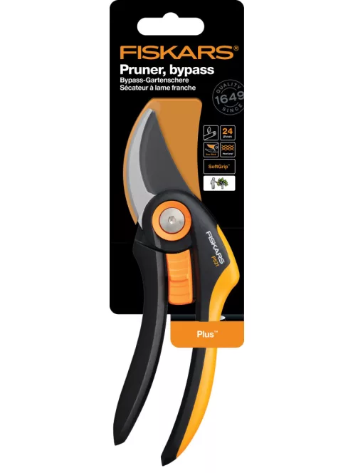 Fiskars Plus P521 metszőolló, bypass (1057167)