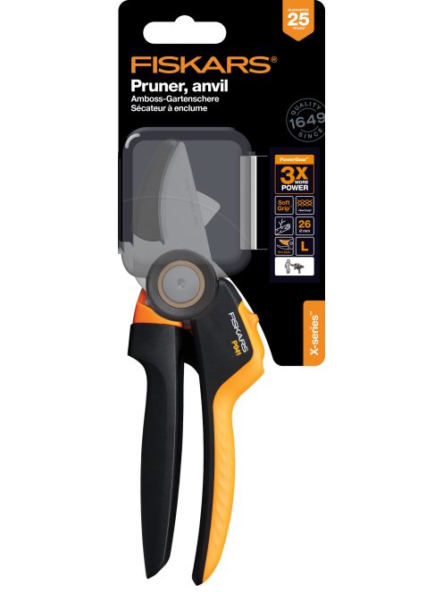 Fiskars X-series™ forgónyelű metszőolló, rávágó P941 - 25 év garanciával