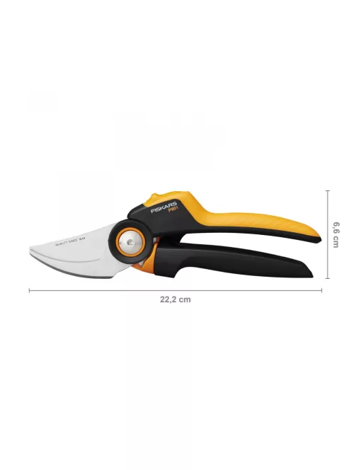 Fiskars X-Series™ P961 forgónyelű metszőolló, bypass, L  - 25 év garanciával (1057175)