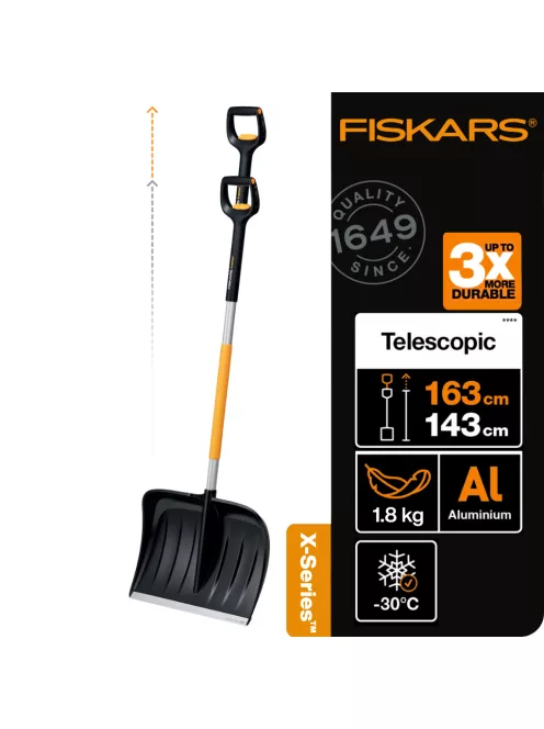 Fiskars X-series™ hótoló, teleszkópos (1057189)