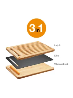   Fiskars Functional Form™ Bambusz vágódeszka készlet (1057550)