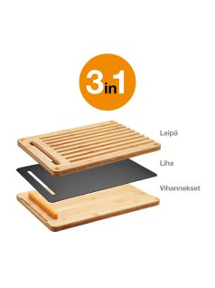   Fiskars Functional Form Bambusz vágódeszka készlet (1057550)