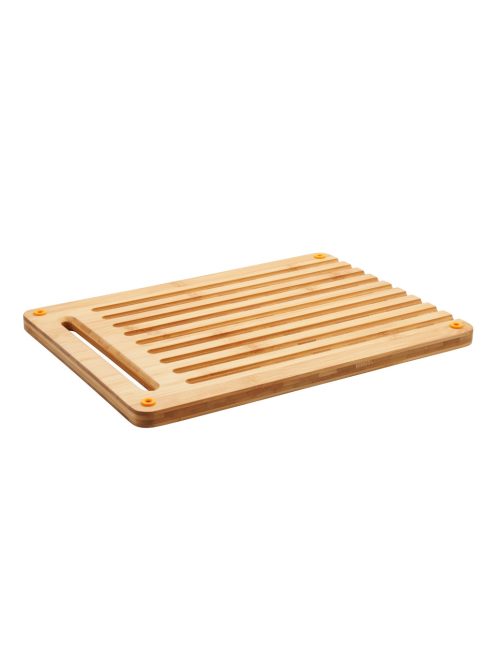 Fiskars Functional Form Bambusz vágódeszka és kenyérvágó kés készlet (1057551)