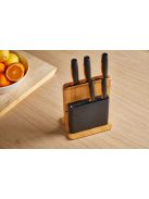 Fiskars Functional Form késkészlet 5 késsel, bambusz késtartóval (1057552)