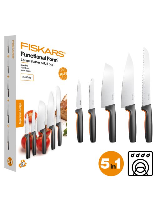 Fiskars Functional Form Nagy kezdő készlet, 5 db-os (1057558)