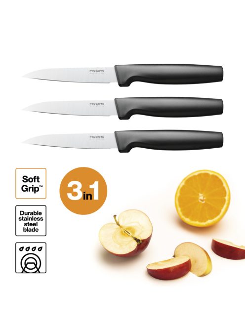 Fiskars Functional Form Általános késkészlet, 3 db-os (102657-es készlet utódja) 