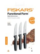 Fiskars Functional Form Steak késkészlet, 3 db-os (1057564)