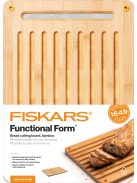 Fiskars Functional Form Bambusz vágódeszka kenyérszeleteléshez (1059230)
