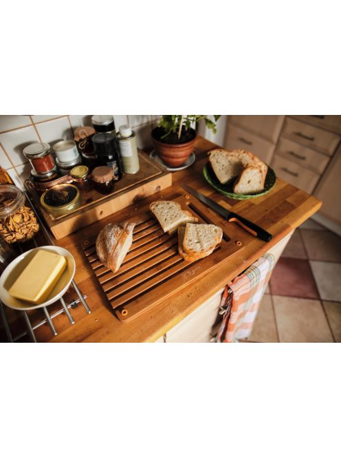 Fiskars Functional Form Bambusz vágódeszka kenyérszeleteléshez (1059230)