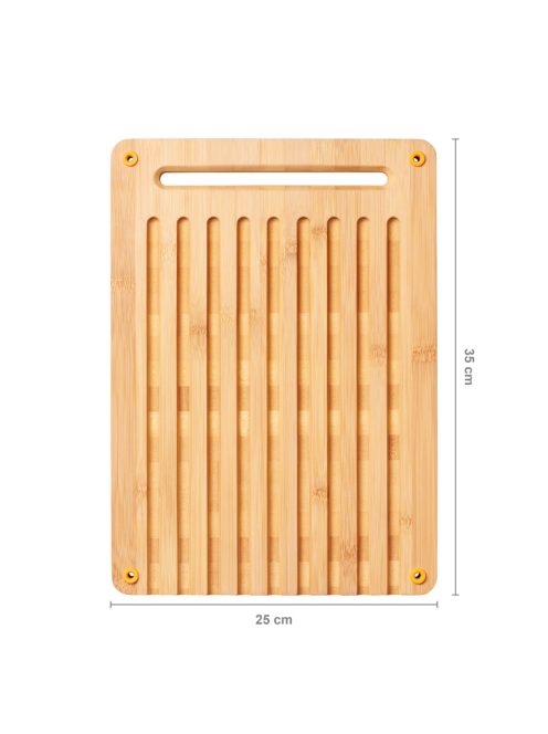 Fiskars Functional Form Bambusz vágódeszka kenyérszeleteléshez (1059230)