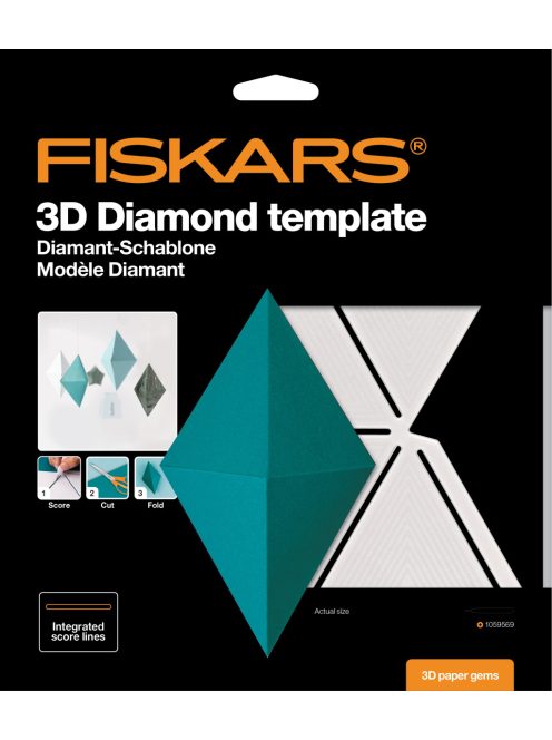 Fiskars 3D sablon, gyémánt forma (1059567)