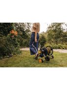 Fiskars Manuális tömlőkocsi XL, kerékkel, tartozékokkal és 20 m 1/2 "-os tömlővel