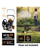 Fiskars Tömlőkocsi kerekekkel, ÜRES, XL