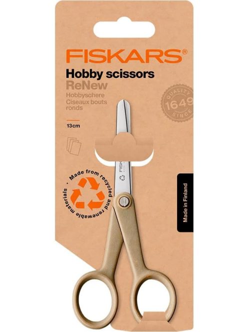 Fiskars ReNew Hobbi olló, 13 cm (1062546)