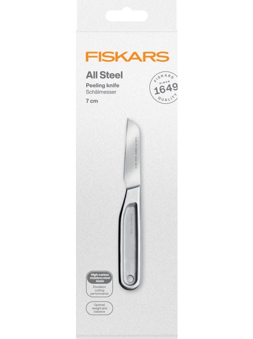 Fiskars All Steel Kis hámozókés (1062889) 25 ÉV GARANCIÁVAL