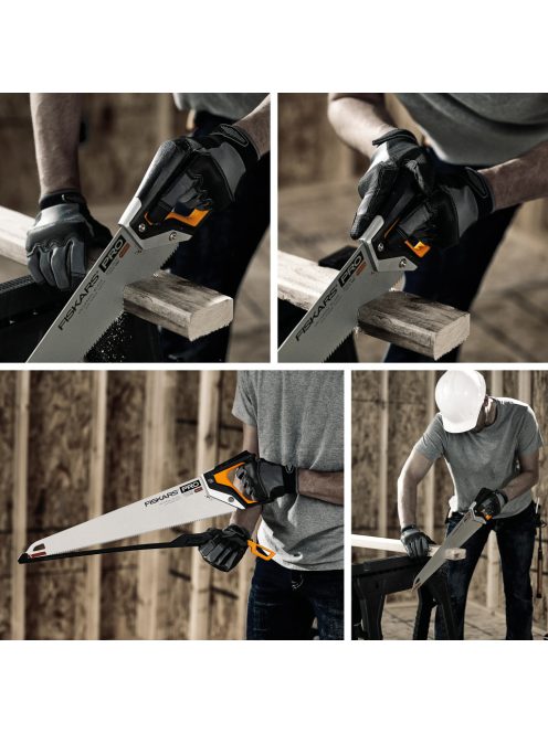 Fiskars PowerTooth™ Kézifűrész, 550mm 7tpi (1062916)