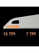 Fiskars PRO PowerTooth™ Kézifűrész, 550mm 7tpi (1062916)