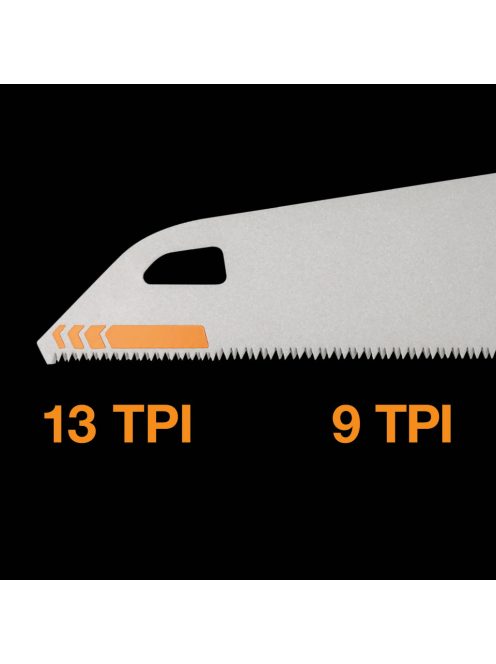 Fiskars PowerTooth™ Kézifűrész, 550mm 9tpi (1062917)