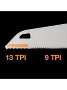 Fiskars PRO PowerTooth™ Kézifűrész, 380mm 9tpi (1062930)