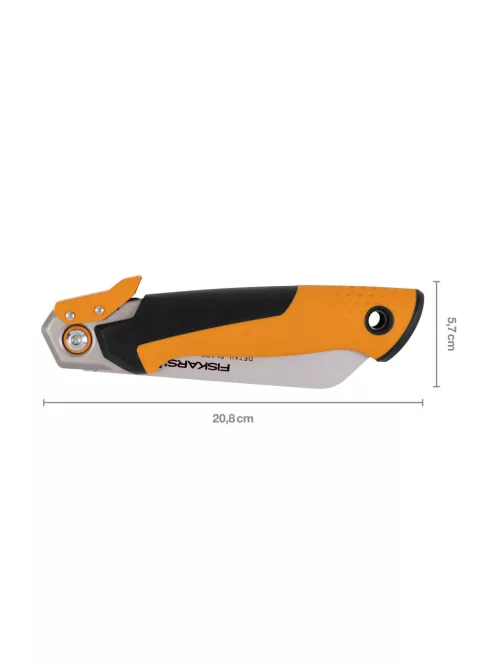 Fiskars PRO PowerTooth™ összecsukható fűrész, 150mm 19tpi (1062932)