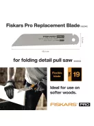 Fiskars PRO PowerTooth™ összecsukható fűrész, 150mm 19tpi (1062932)