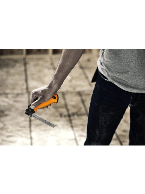 Fiskars Powertooth™ Compact összecsukható fűrész, 2 pengével (1062934)