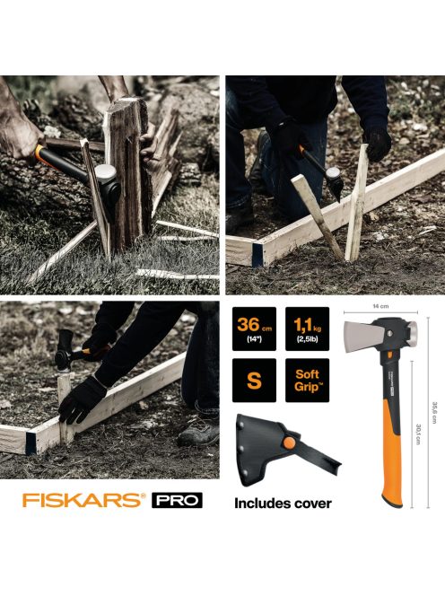 Fiskars IsoCore™ építőipari fejsze, S (1062936)