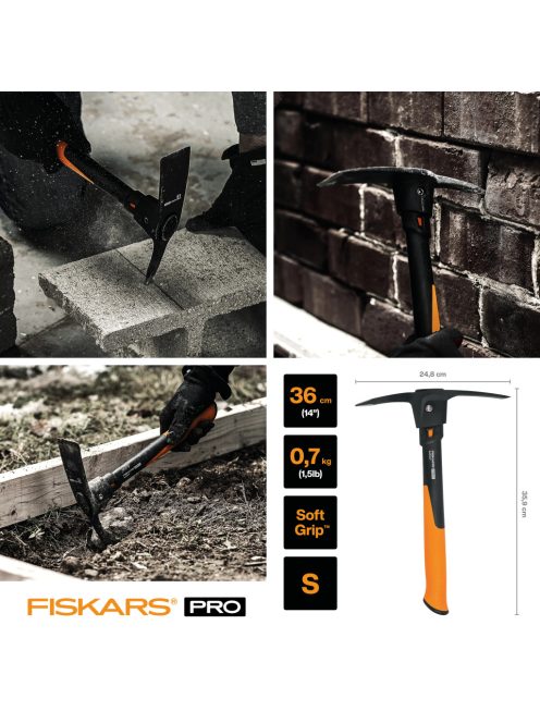 Fiskars IsoCore™ csákány, S, 0.68 kg (1062937)