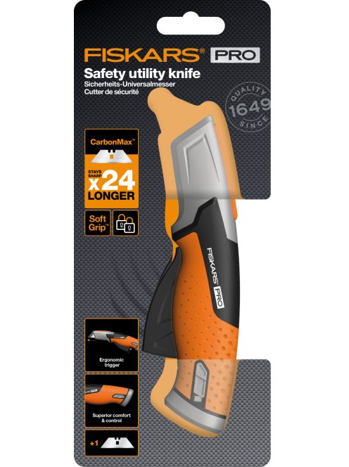 Fiskars CarbonMax™ biztonsági pengekés (1062938)