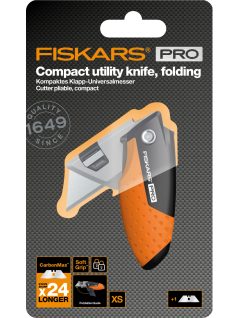   Fiskars PRO CarbonMax™ kompakt összecsukható tapétavágó kés (1062939)
