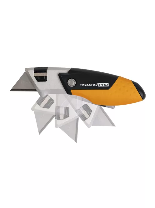 Fiskars PRO CarbonMax™ kompakt összecsukható tapétavágó kés (1062939)