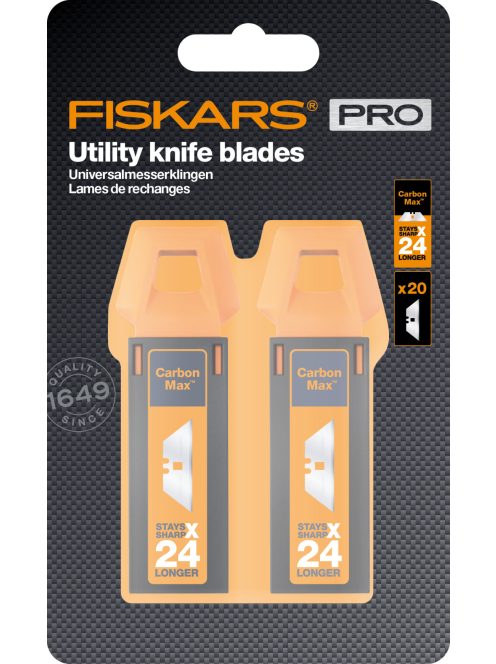 Fiskars Pótpengék CarbonMax™ pengekéshez, 20 darabos (1062940)