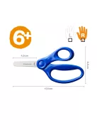 Fiskars Tompa hegyű gyerekolló, 13 cm - kék (1064069)