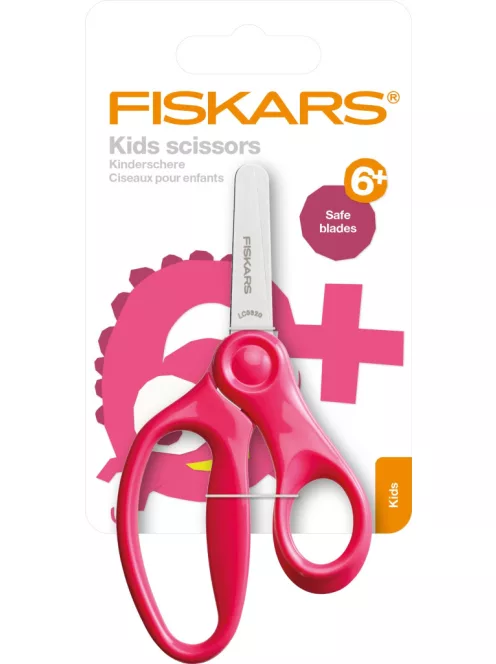 Fiskars Tompa hegyű gyerekolló, 13 cm - rózsaszín (1064070)