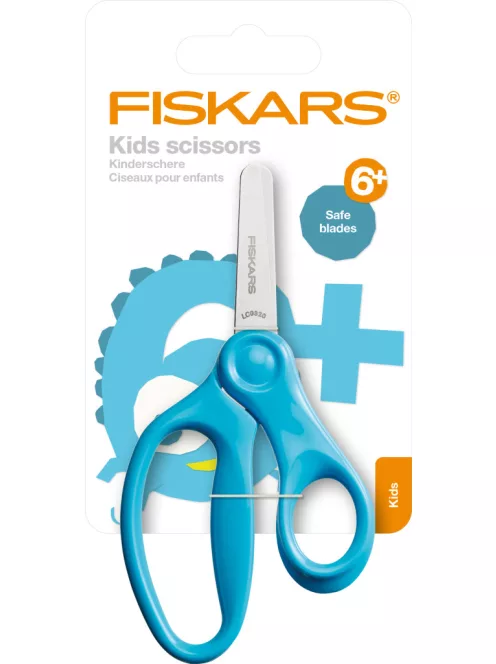 Fiskars Tompa hegyű gyerekolló, 13 cm - türkiz (1064072)