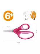 Fiskars Csillámos gyerekolló, 13 cm - rózsaszín (1064074)