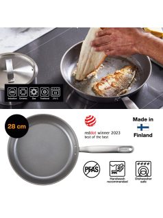   Fiskars All Steel serpenyő, 28 cm, kerámiabevonatos - 25 év garanciával