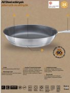 Fiskars All Steel serpenyő, 28 cm, kerámiabevonatos - 25 év garanciával