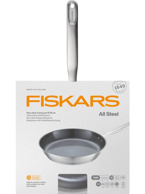 Fiskars All Steel serpenyő, 28 cm