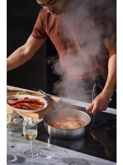 Fiskars All Steel pároló serpenyő, 26 cm