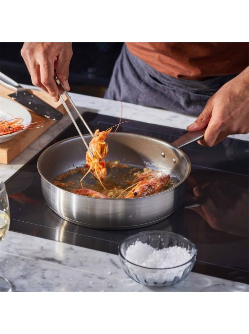 Fiskars All Steel pároló serpenyő, 26 cm, kerámiabevonatos - 25 év garanciával