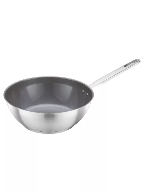 Fiskars All Steel wok serpenyő, 28 cm, kerámiabevonatos - 25 év garanciával