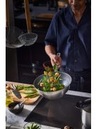 Fiskars All Steel Wok serpenyő, 28 cm