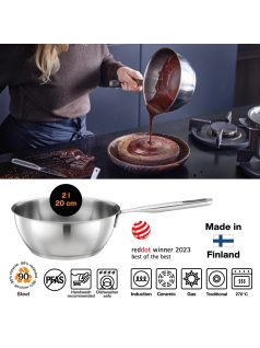   Fiskars All Steel párolóedény, 2 L, rozsdamentes acél - 25 év garanciával